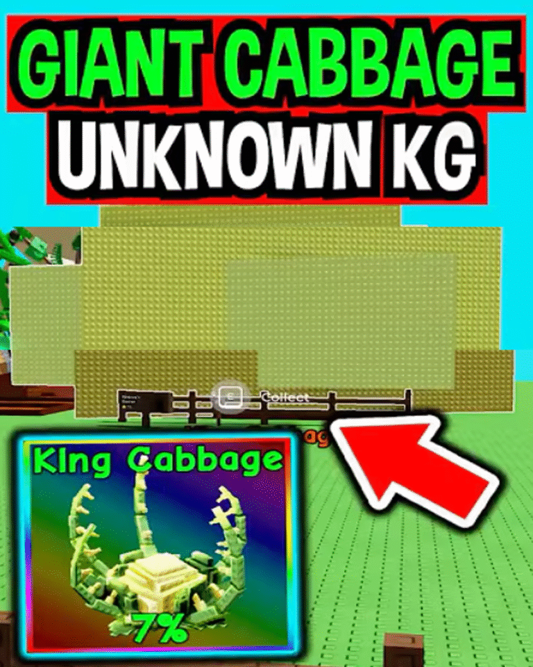 🌱 Roblox Grow a Garden: My Encounter with the King Cabbage 👑🥬